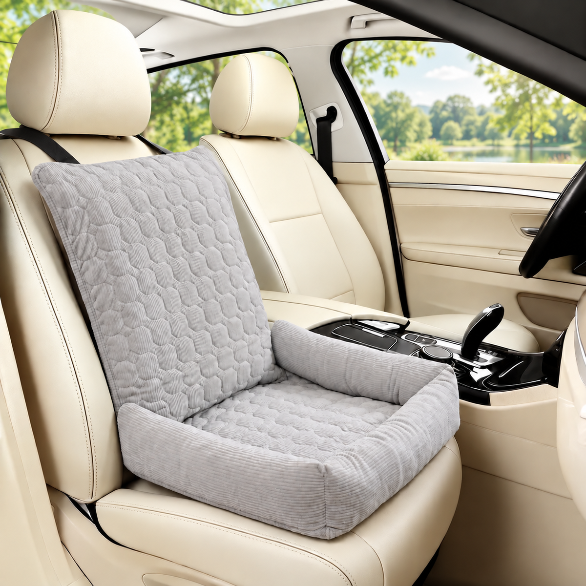 CozyRide™ - Cama de coche para mascotas