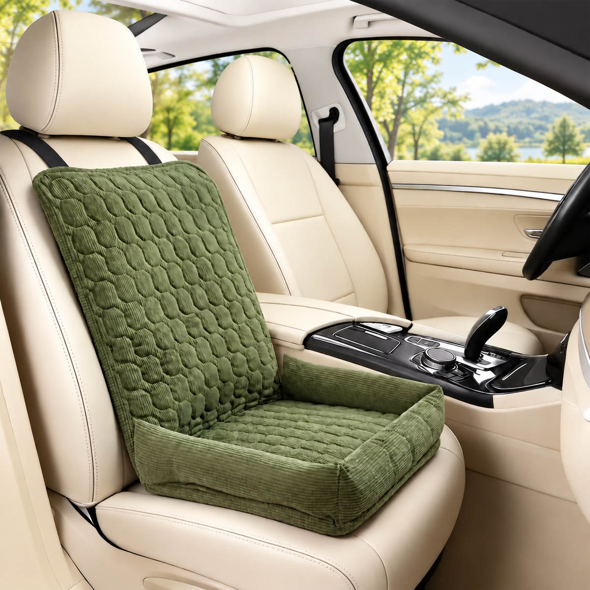 CozyRide™ - Cama de coche para mascotas